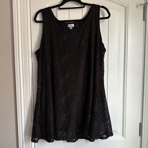 Cut out black tank top 18/20